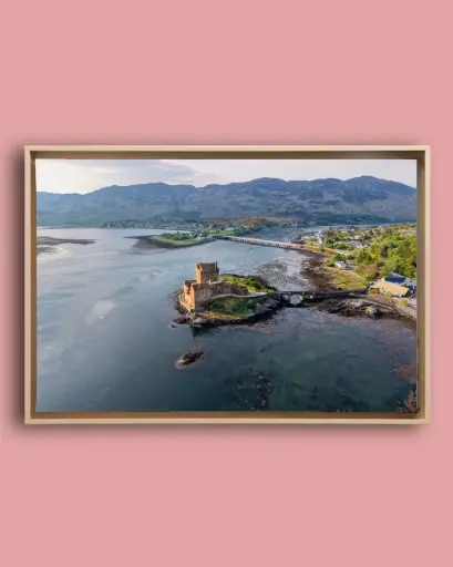 Château sur l’eau – Eilean Donan - Toile encadrée