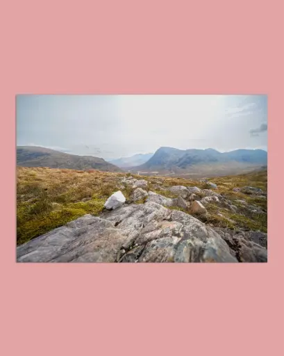 Vallée rocheuse – Glencoe - Tirage d’art
