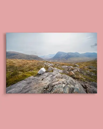 Vallée rocheuse – Glencoe - Toile