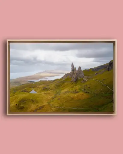 Old Man of Storr – Rochers mythiques - Toile encadrée