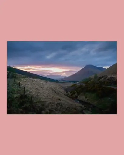 Loch Lomond – Coucher de soleil - Tirage d’art
