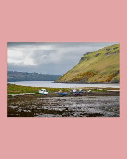 Bateaux échoués – Île de Skye - Tirage d’art