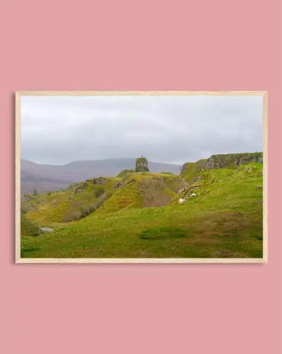 Fairy Glen – Collines enchantées - Poster encadré